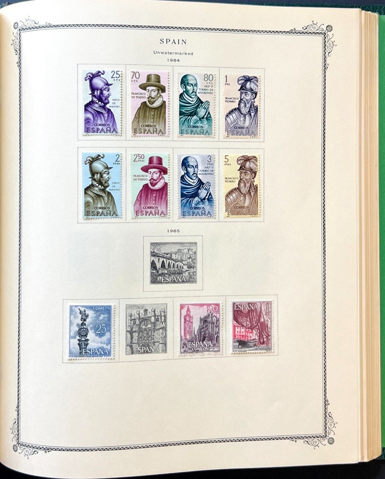 Spain Stamp Collection Scott Specialty Album Mint Hinged 1850-1968 ZAYIX