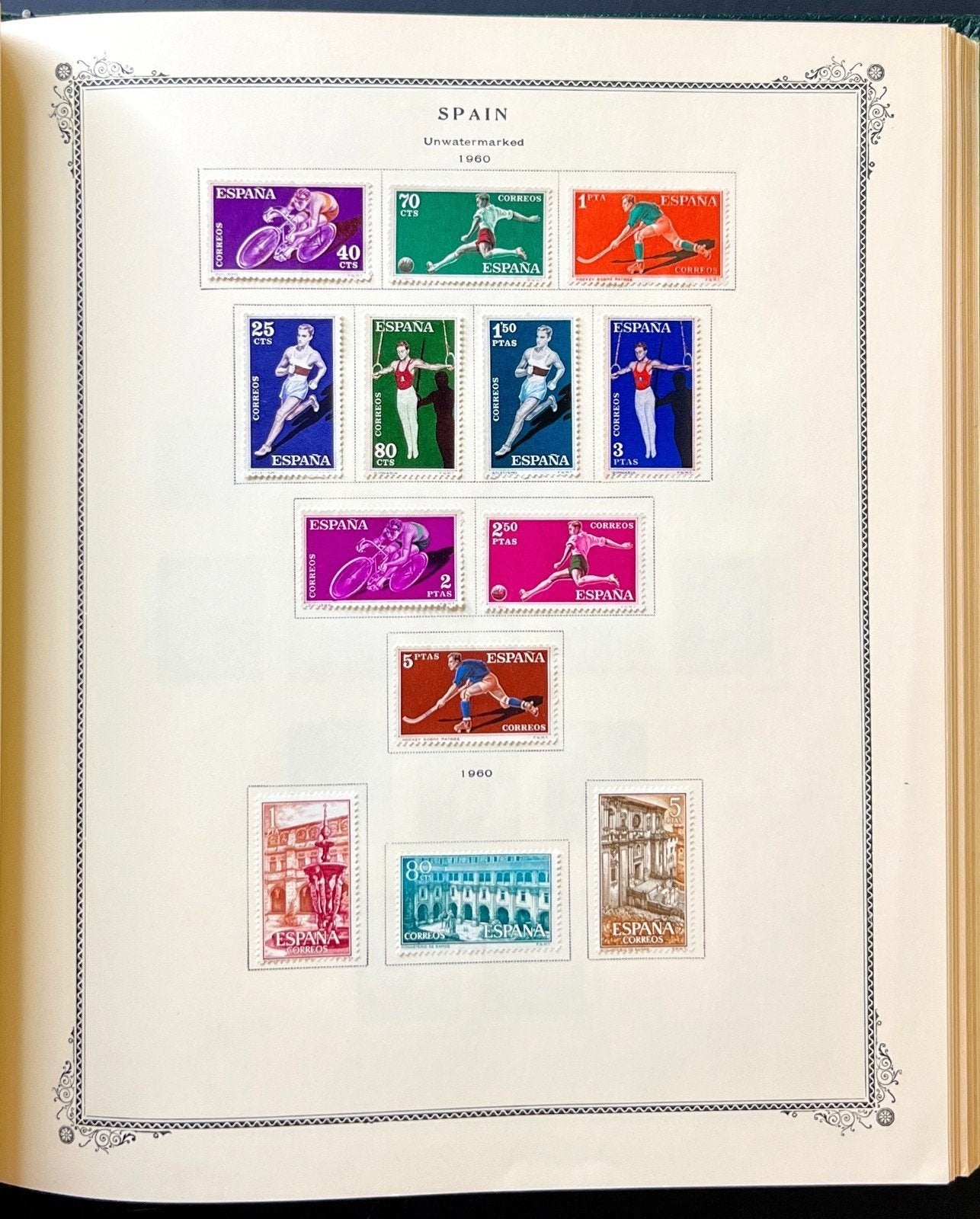 Spain Stamp Collection Scott Specialty Album Mint Hinged 1850-1968 ZAYIX