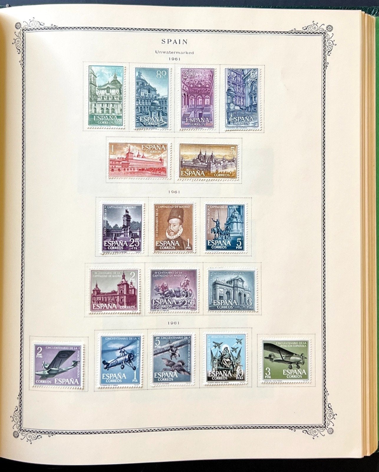 Spain Stamp Collection Scott Specialty Album Mint Hinged 1850-1968 ZAYIX