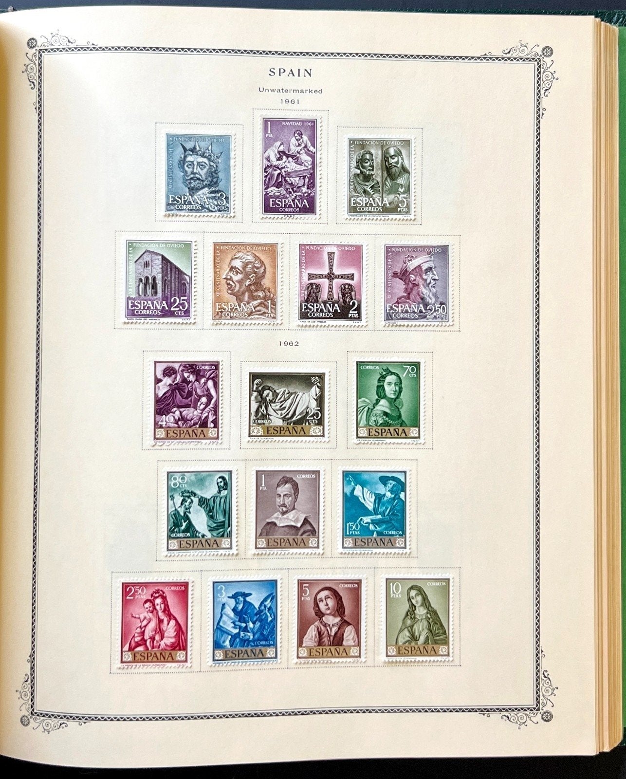 Spain Stamp Collection Scott Specialty Album Mint Hinged 1850-1968 ZAYIX