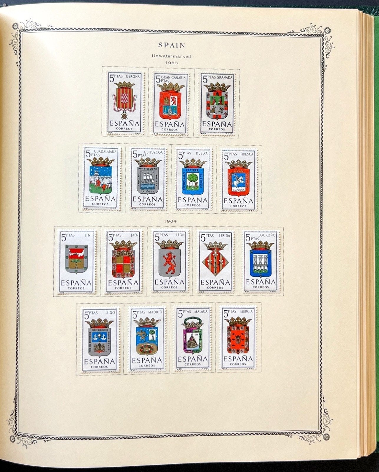 Spain Stamp Collection Scott Specialty Album Mint Hinged 1850-1968 ZAYIX