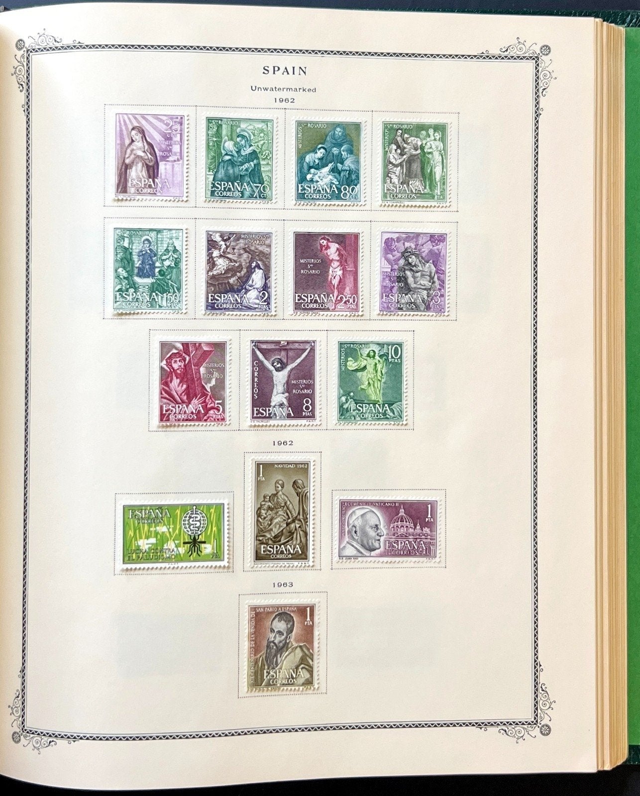 Spain Stamp Collection Scott Specialty Album Mint Hinged 1850-1968 ZAYIX