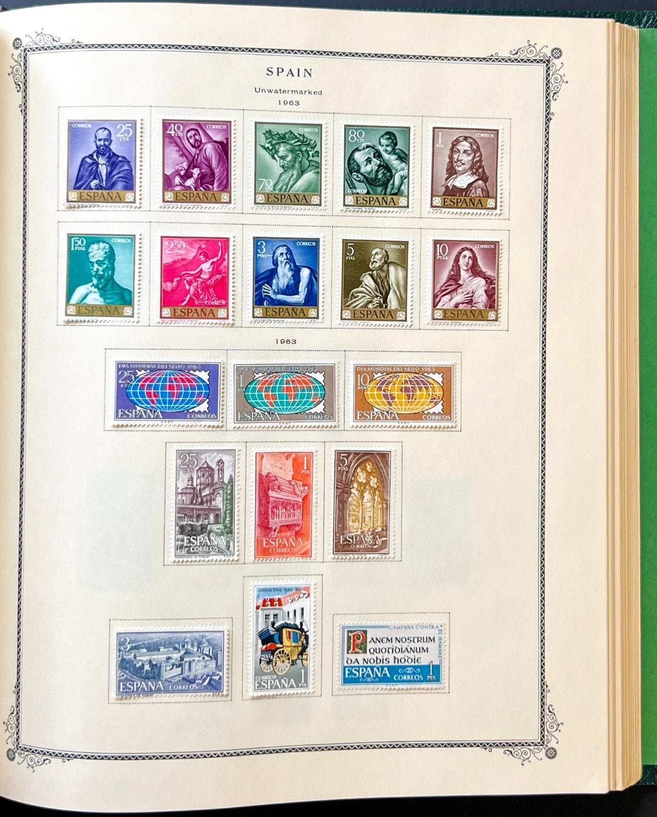 Spain Stamp Collection Scott Specialty Album Mint Hinged 1850-1968 ZAYIX
