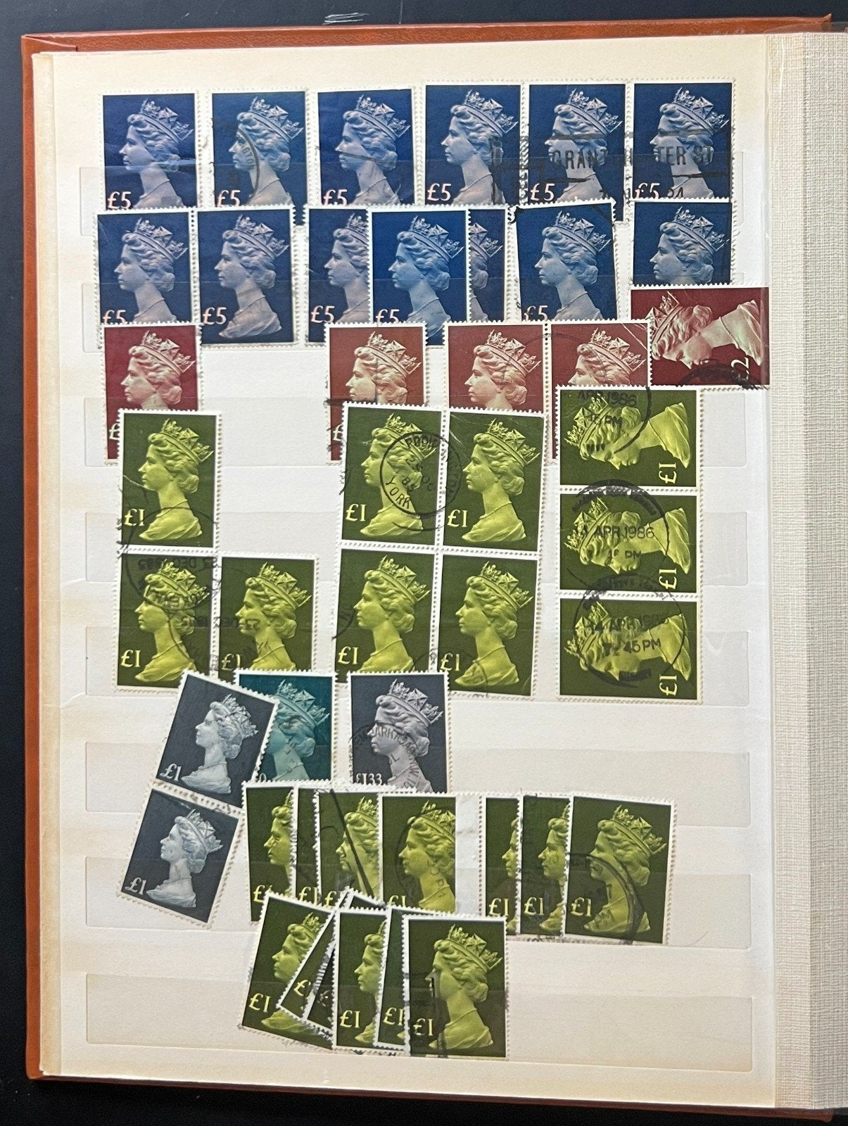 United Kingdom Machin & Germany Stamp Collection Stockbook Mint & Used ZAYIX