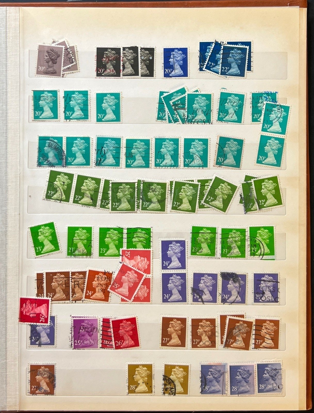 United Kingdom Machin & Germany Stamp Collection Stockbook Mint & Used ZAYIX