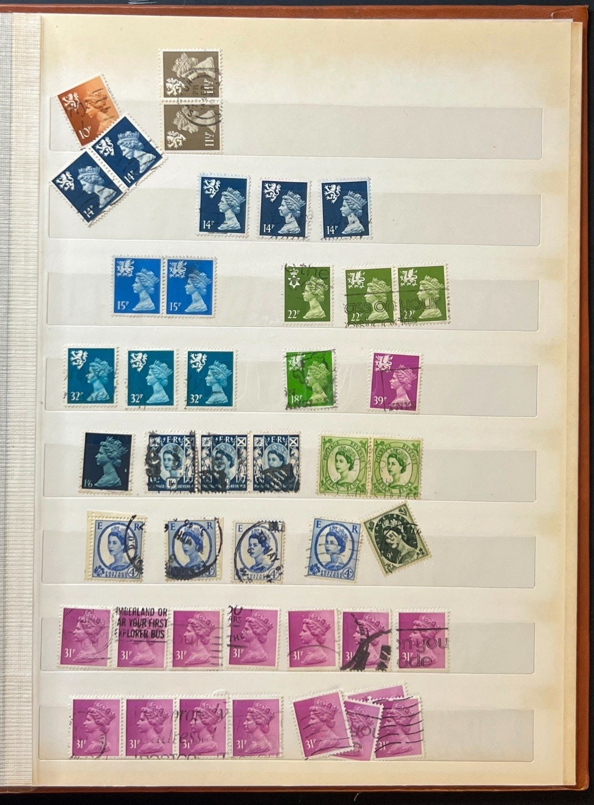 United Kingdom Machin & Germany Stamp Collection Stockbook Mint & Used ZAYIX