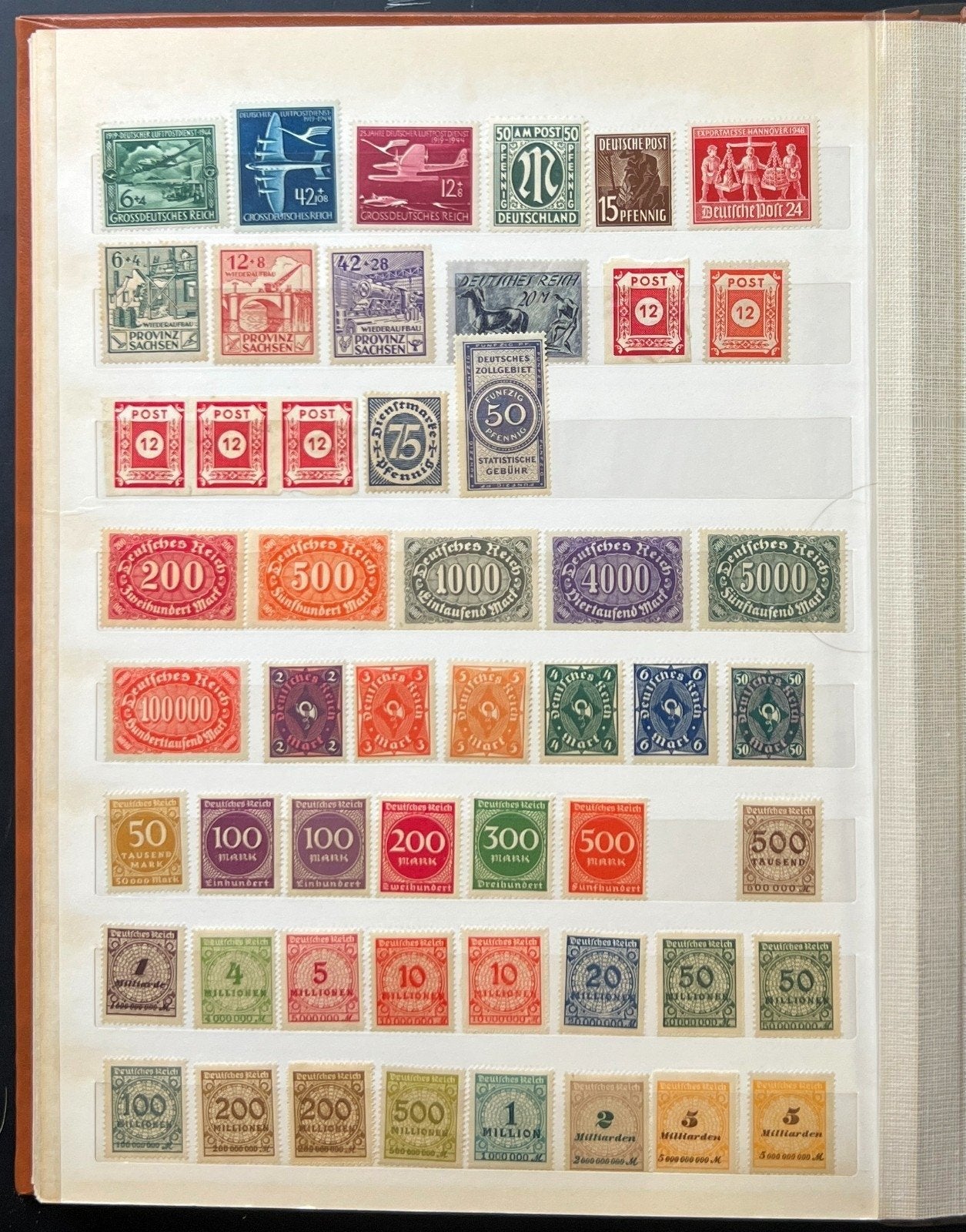 United Kingdom Machin & Germany Stamp Collection Stockbook Mint & Used ZAYIX