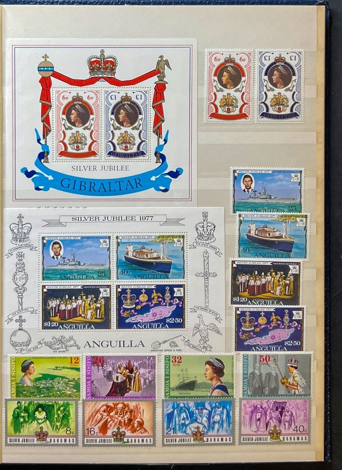 Commonwealth & Royal Family Stamp Collection Stockbook MNH ZAYIX