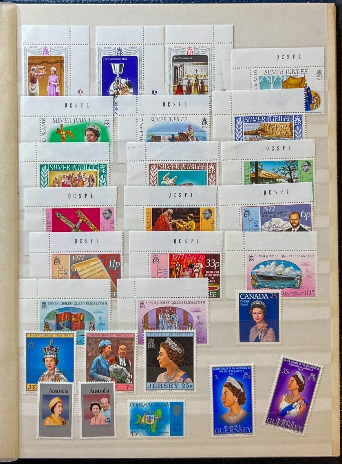 Commonwealth & Royal Family Stamp Collection Stockbook MNH ZAYIX