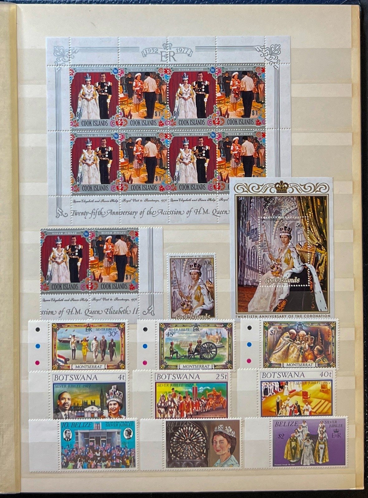 Commonwealth & Royal Family Stamp Collection Stockbook MNH ZAYIX