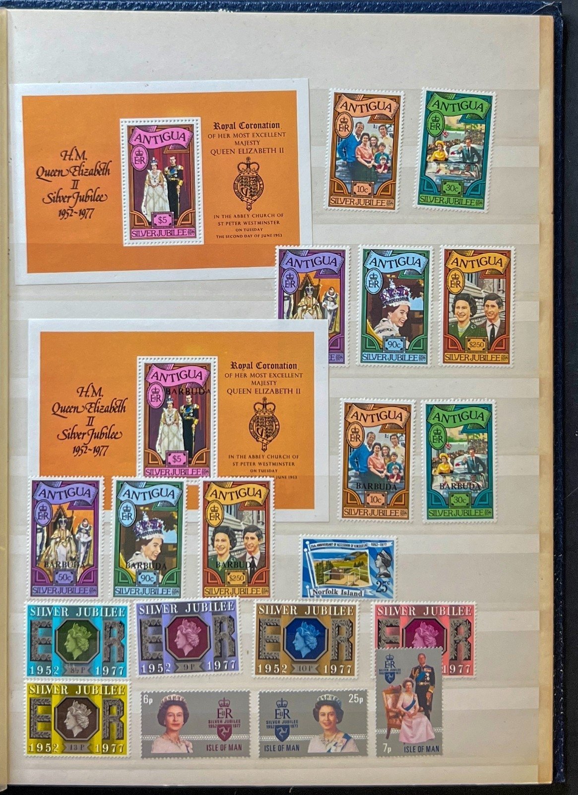 Commonwealth & Royal Family Stamp Collection Stockbook MNH ZAYIX