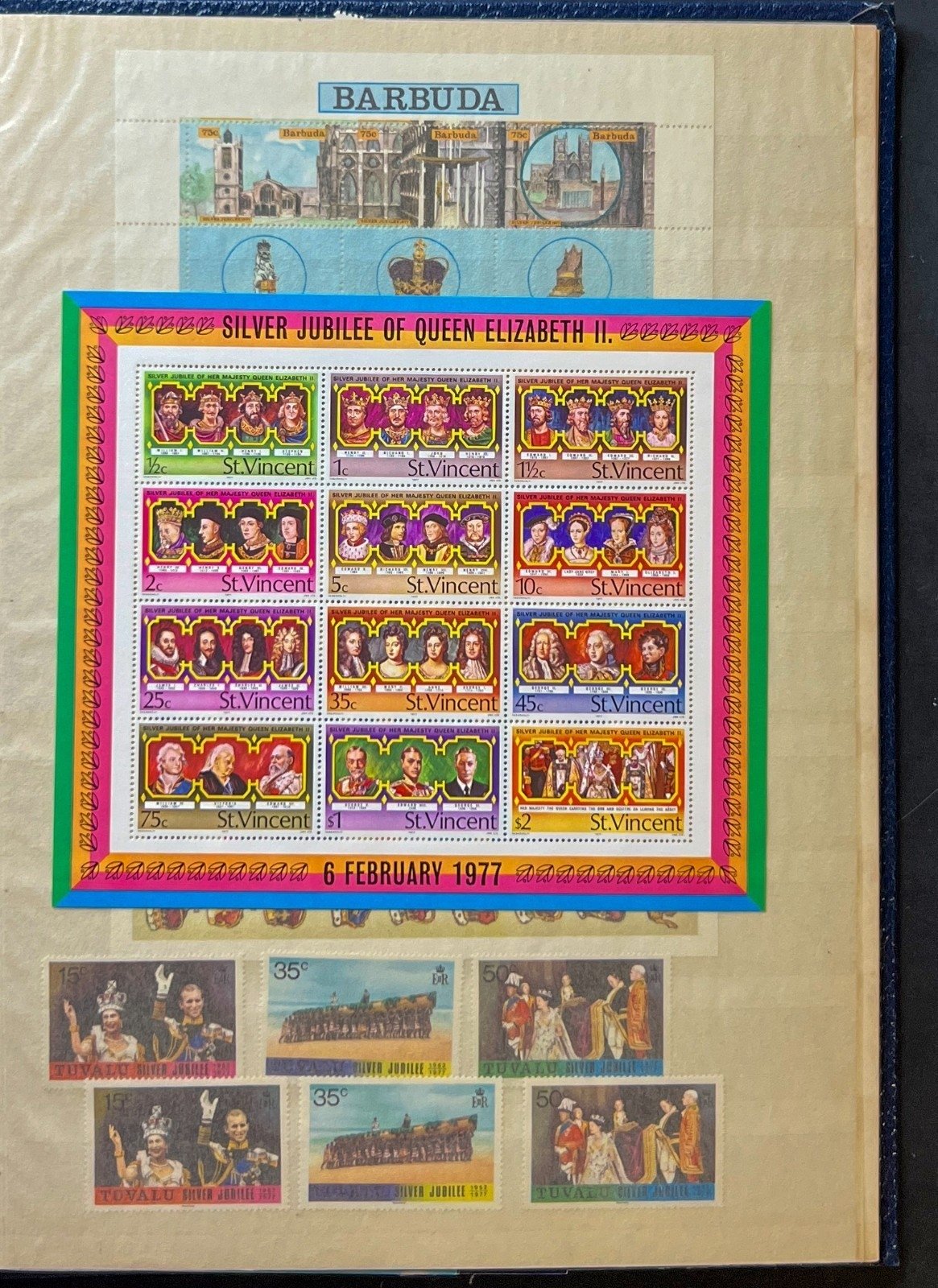 Commonwealth & Royal Family Stamp Collection Stockbook MNH ZAYIX