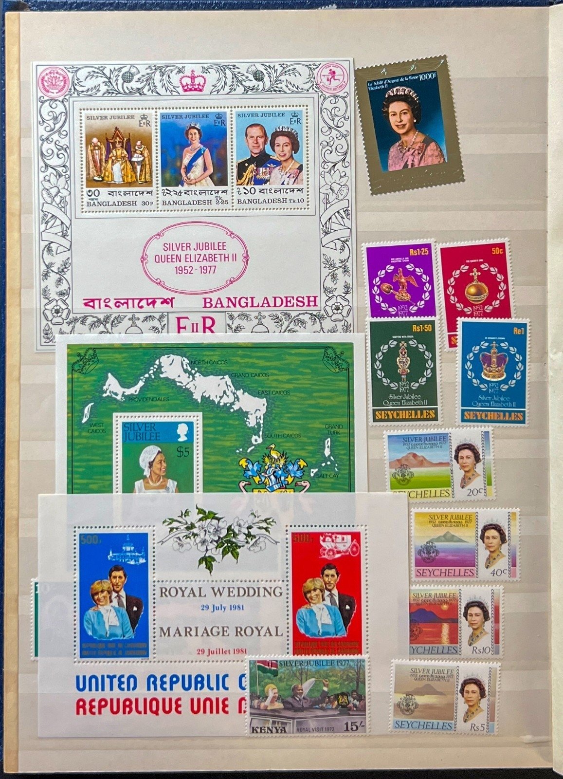 Commonwealth & Royal Family Stamp Collection Stockbook MNH ZAYIX