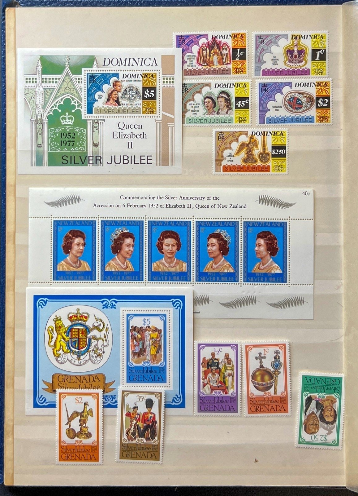 Commonwealth & Royal Family Stamp Collection Stockbook MNH ZAYIX