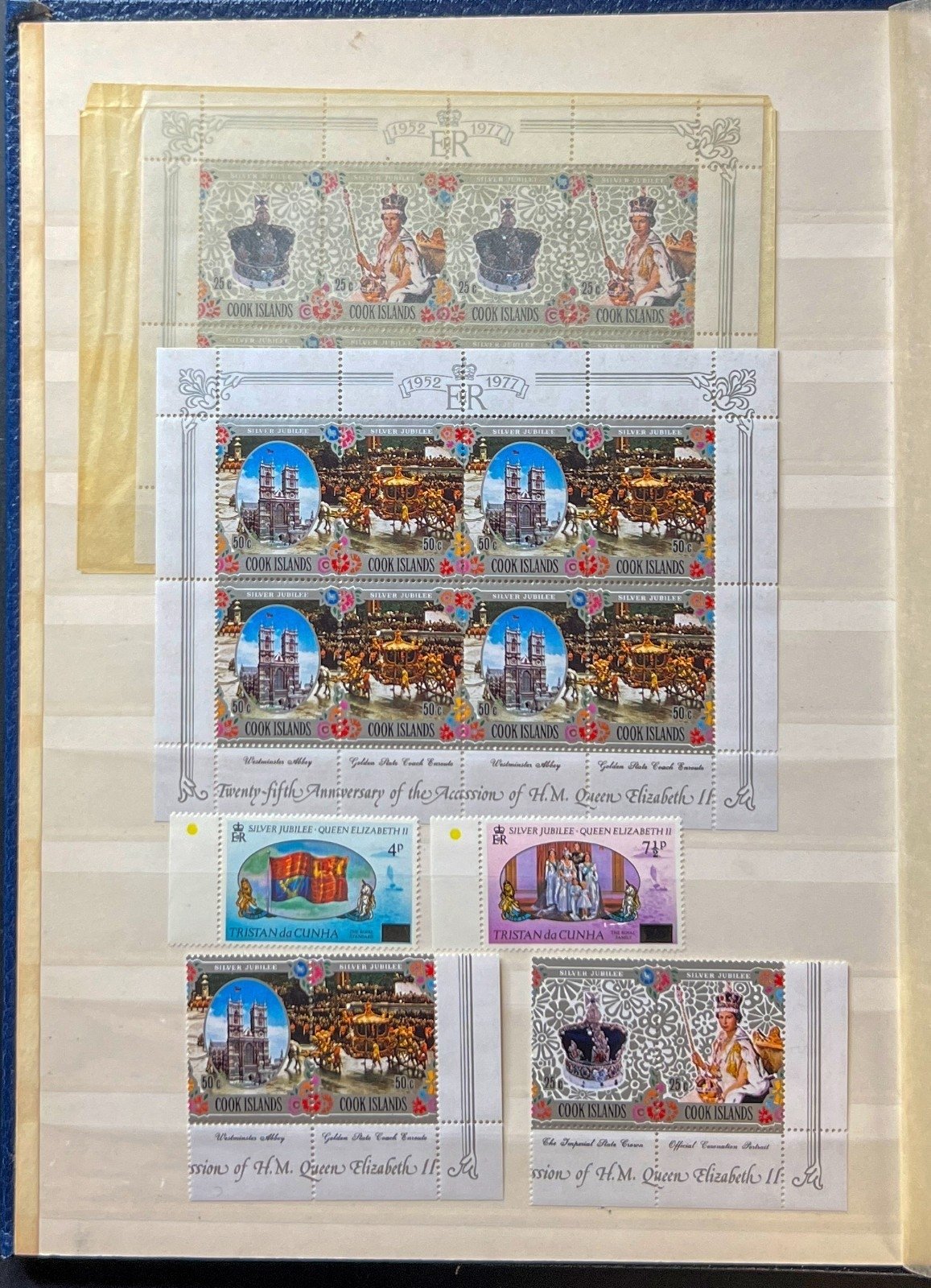 Commonwealth & Royal Family Stamp Collection Stockbook MNH ZAYIX