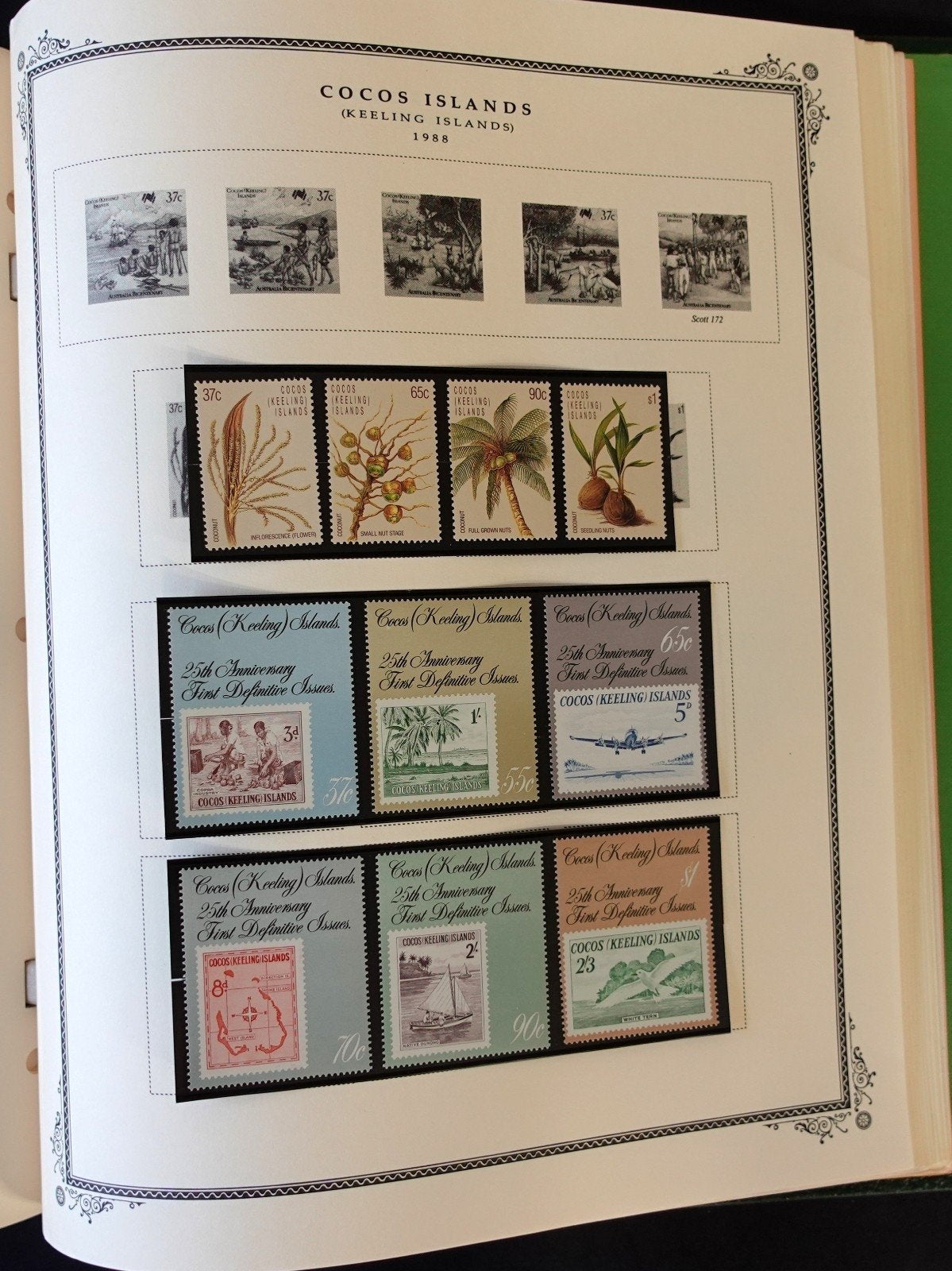 Christmas & Cocos Island Stamp Collection Scott Specialty Album 1958-1995 ZAYIX