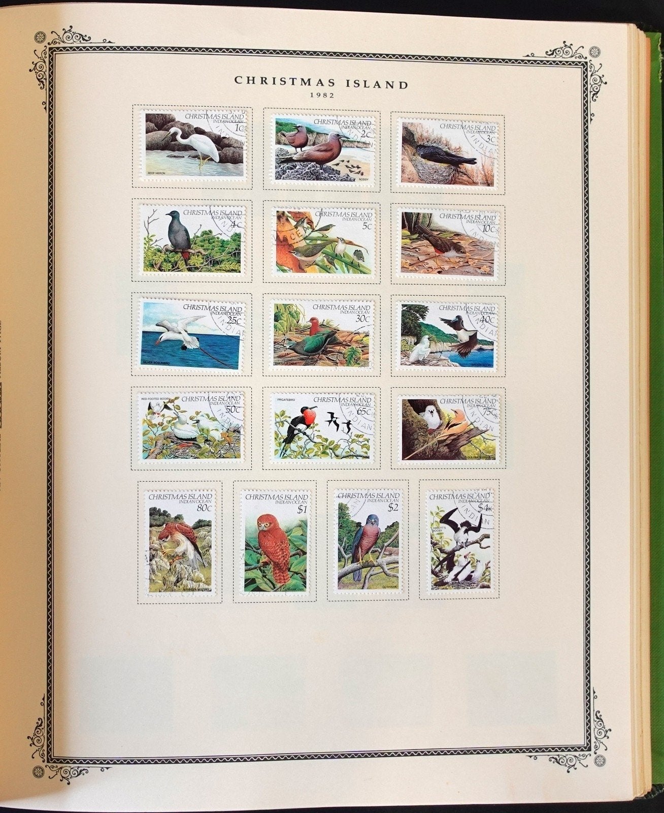 Christmas & Cocos Island Stamp Collection Scott Specialty Album 1958-1995 ZAYIX