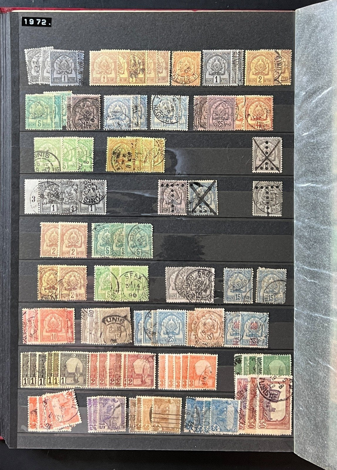 North Algeria Algerie Stamp Collection Stockbook 28 Pages Mint & Used ZAYIX