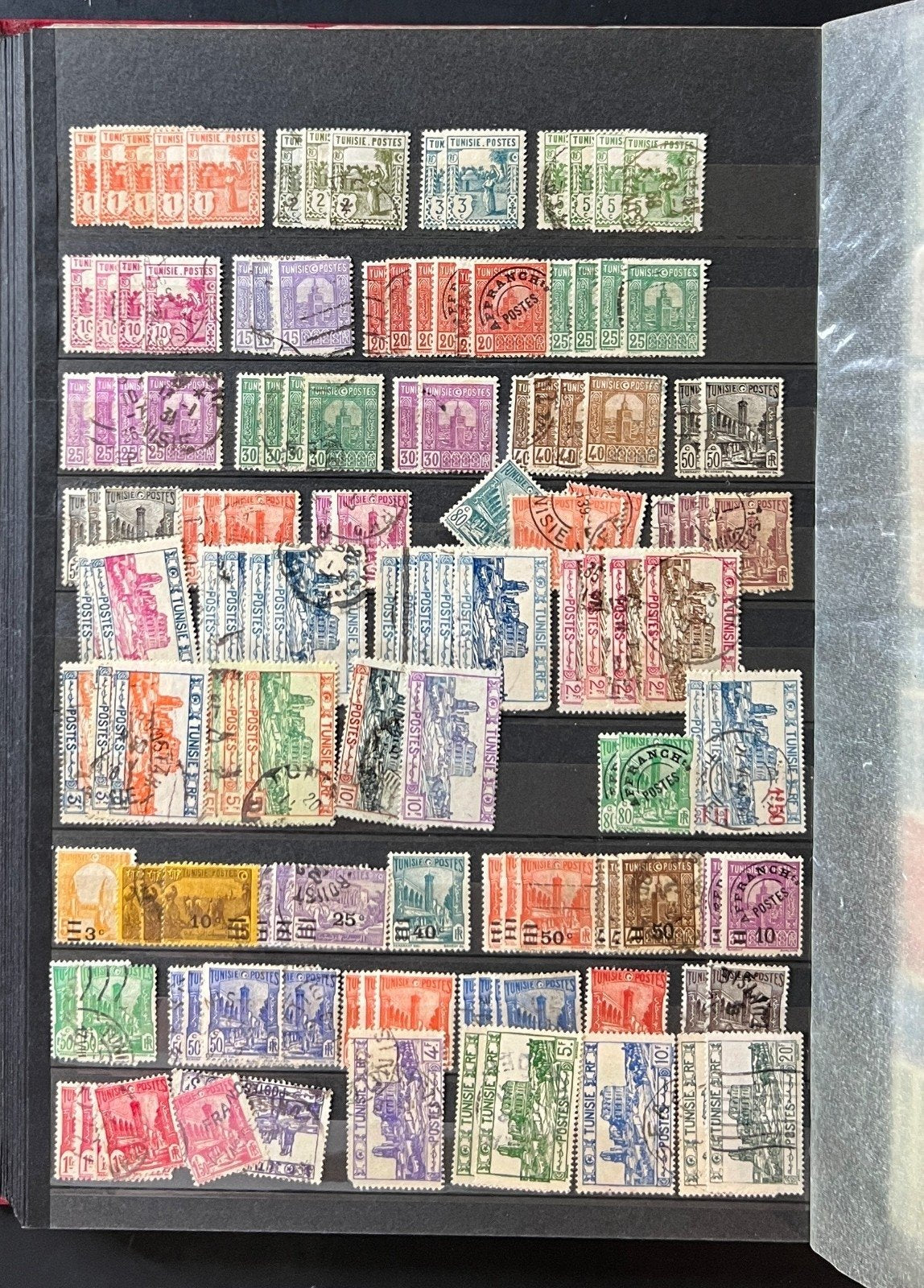 North Algeria Algerie Stamp Collection Stockbook 28 Pages Mint & Used ZAYIX