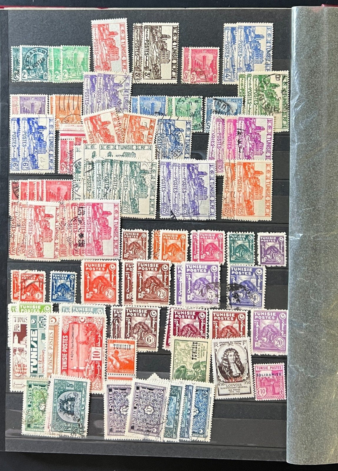 North Algeria Algerie Stamp Collection Stockbook 28 Pages Mint & Used ZAYIX