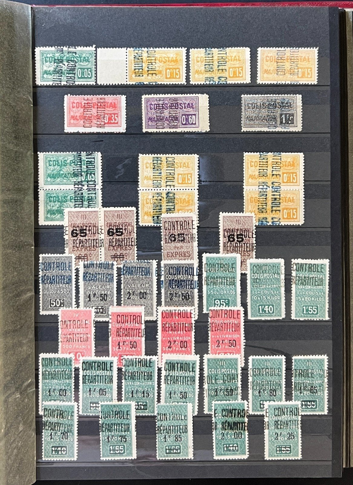 North Algeria Algerie Stamp Collection Stockbook 28 Pages Mint & Used ZAYIX