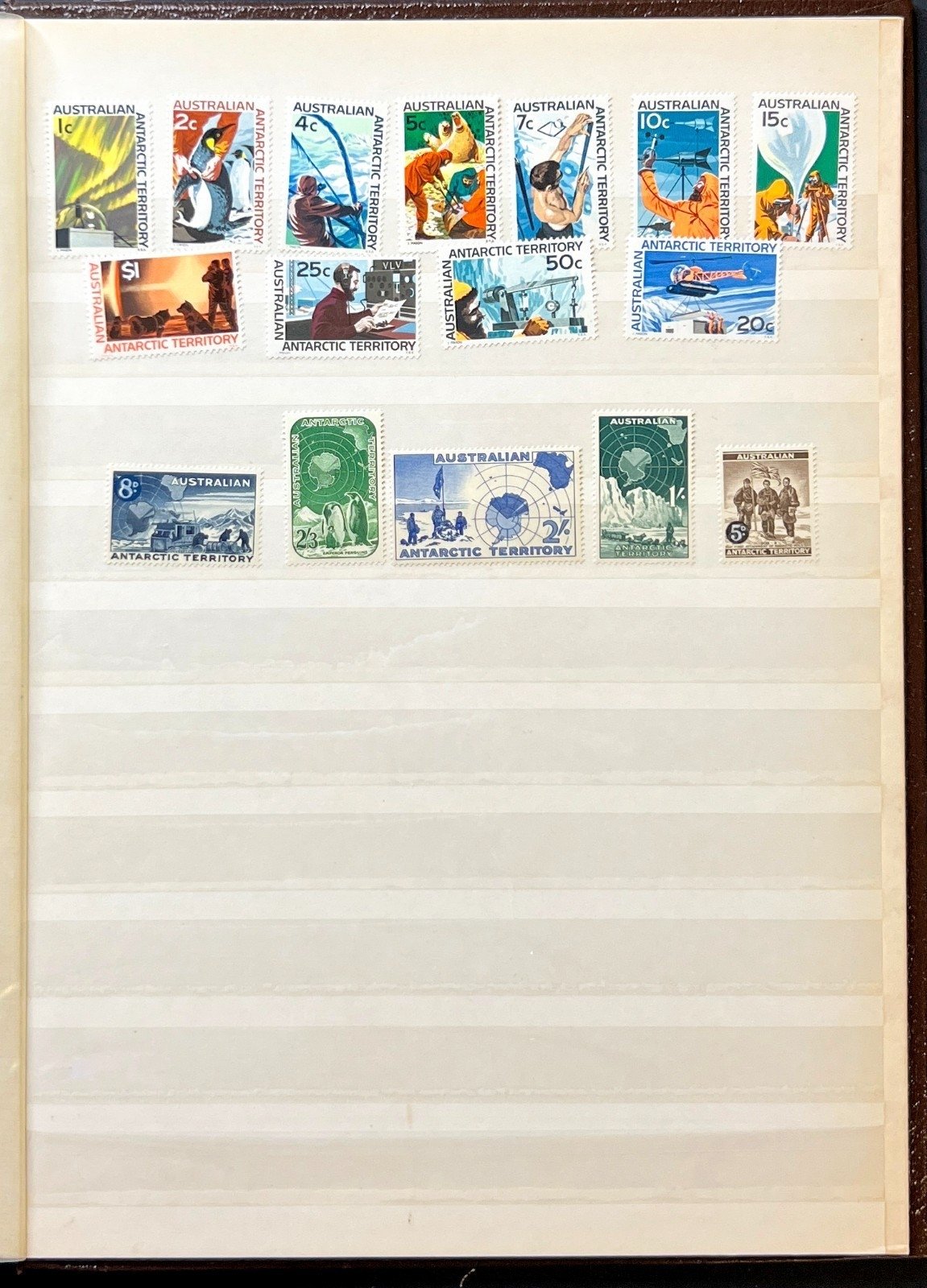 Australia & Antarctic Territory Stamp Collection Stockbook Mint & Used ZAYIX