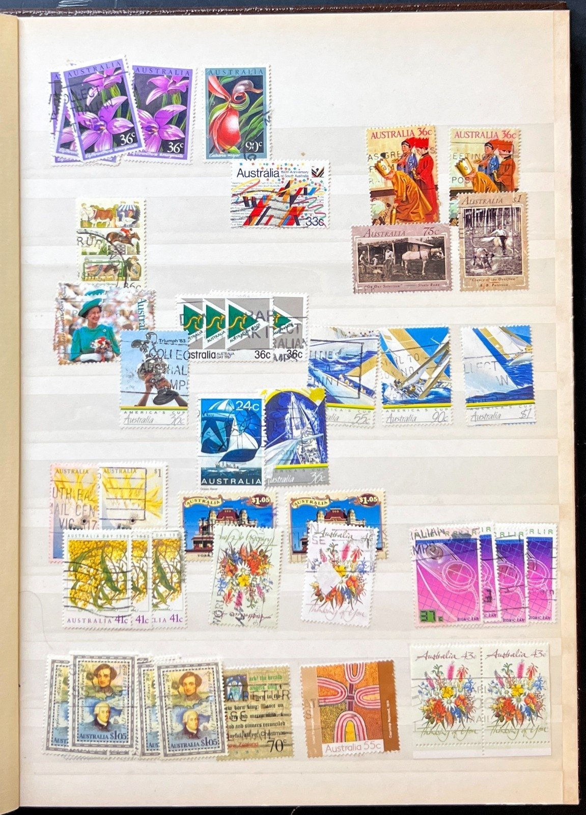Australia & Antarctic Territory Stamp Collection Stockbook Mint & Used ZAYIX
