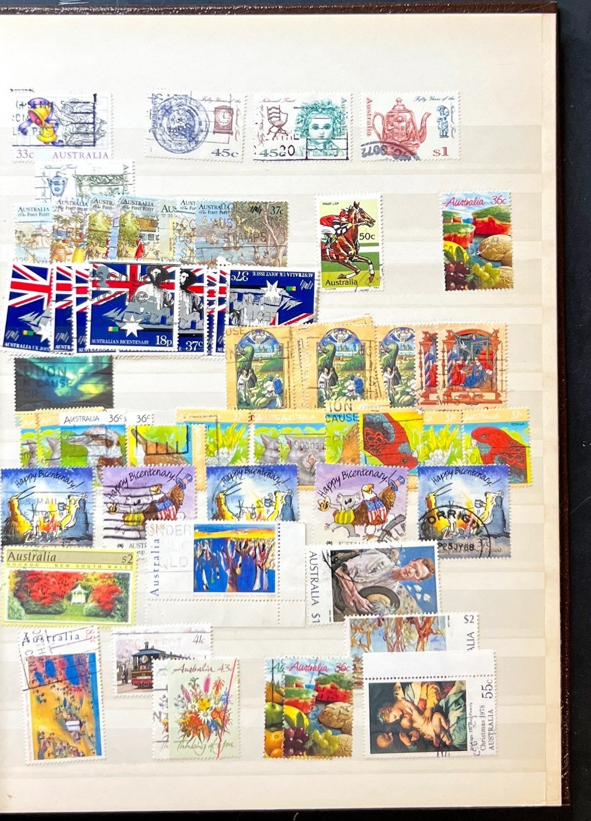 Australia & Antarctic Territory Stamp Collection Stockbook Mint & Used ZAYIX
