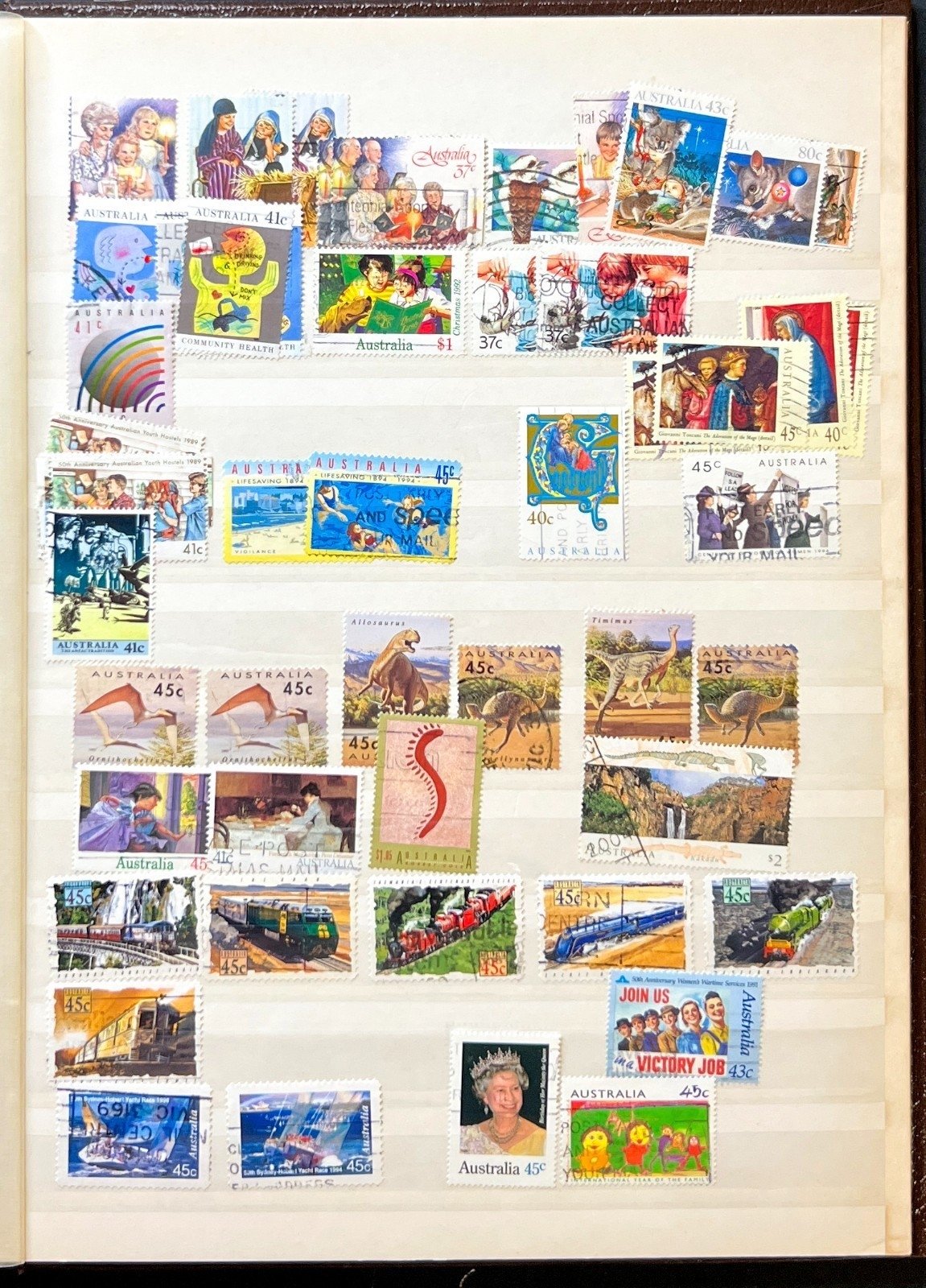 Australia & Antarctic Territory Stamp Collection Stockbook Mint & Used ZAYIX