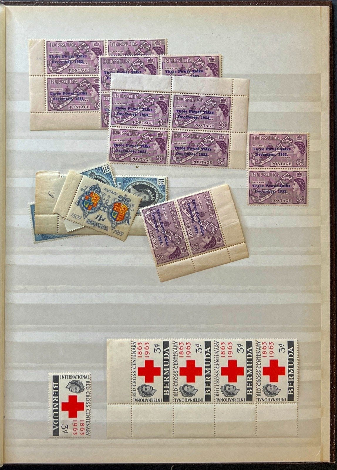 Bermuda Stamp Collection Stockbook 16 Pages Mint & Used ZAYIX