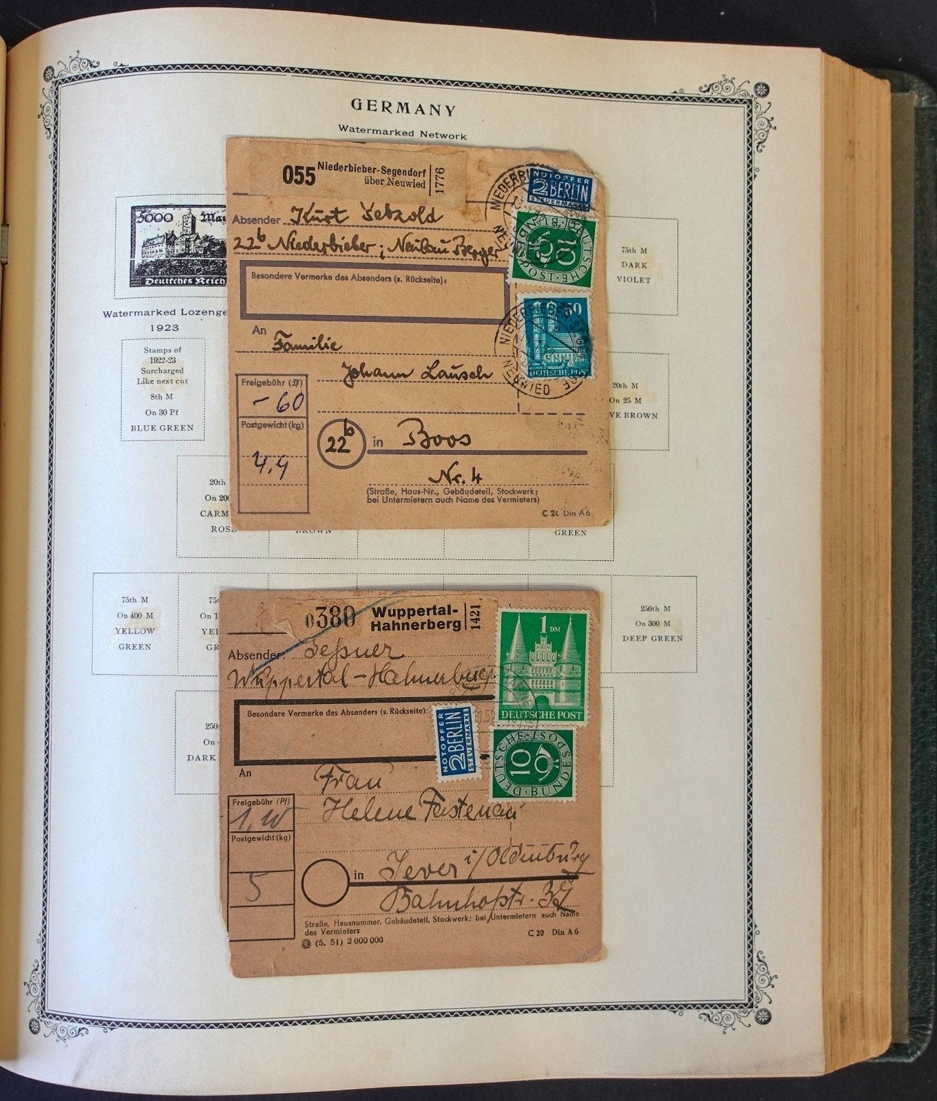 Germany & Colonies Scott Specialty Stamp Album 1852-1949 ZAYIX
