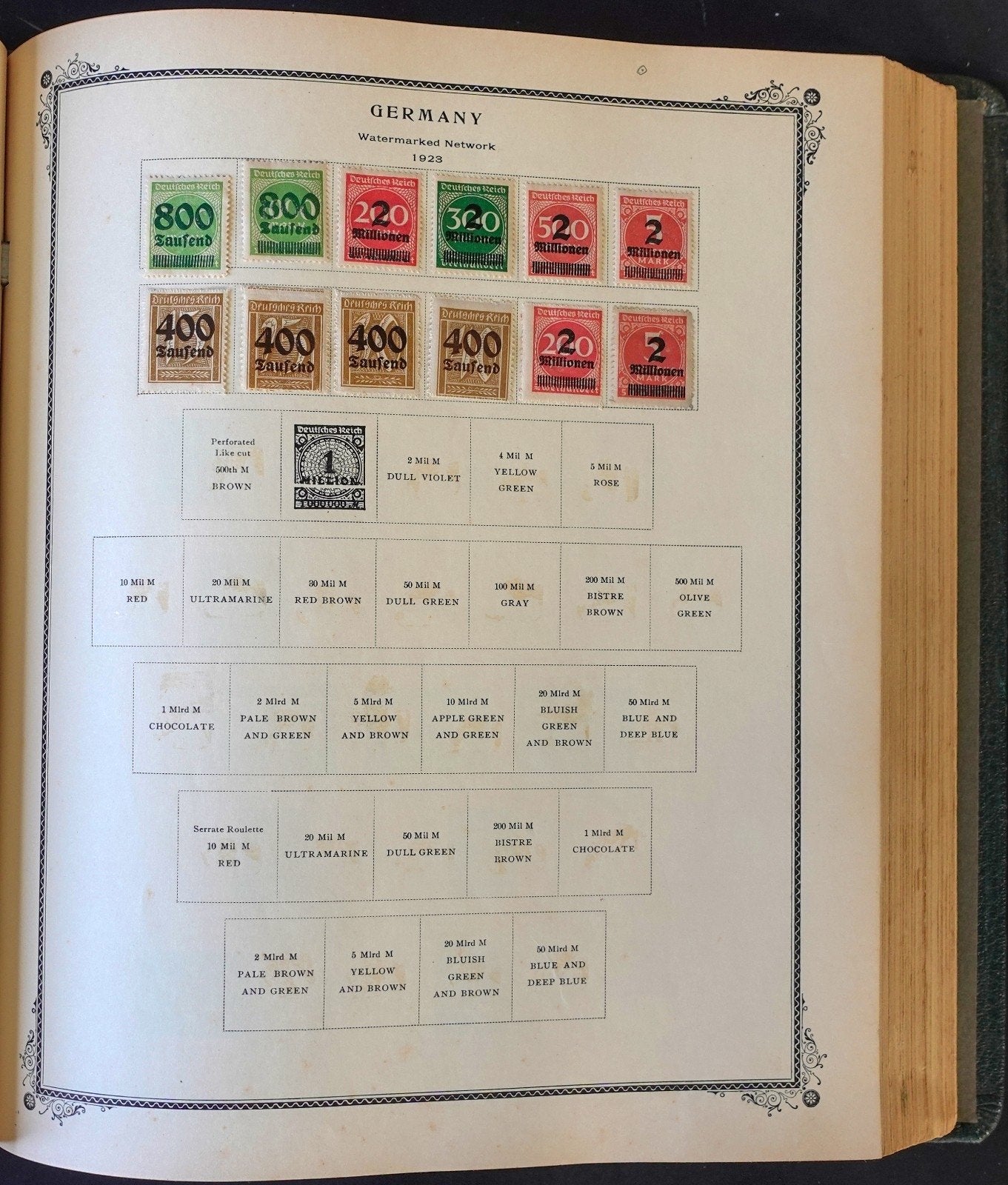 Germany & Colonies Scott Specialty Stamp Album 1852-1949 ZAYIX