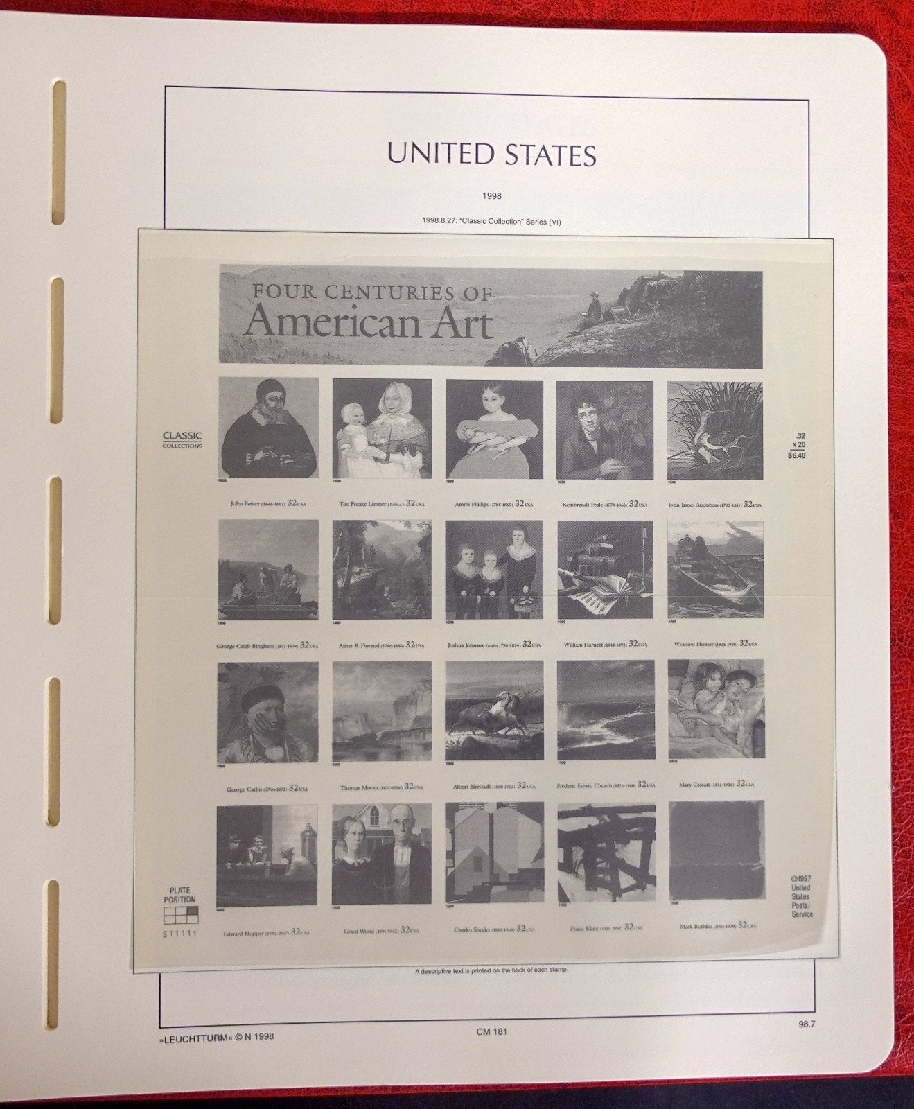 United States 1996-1998 Lighthouse Hingeless Stamp Album & Slipcase ZAYIX