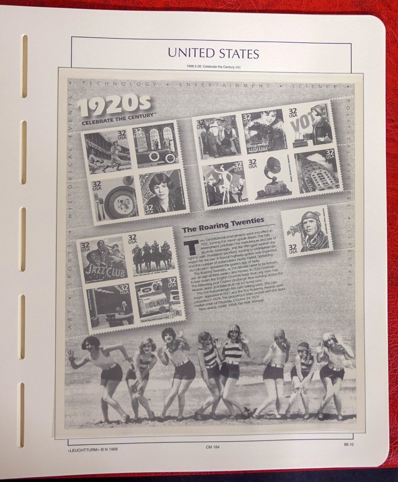 United States 1996-1998 Lighthouse Hingeless Stamp Album & Slipcase ZAYIX