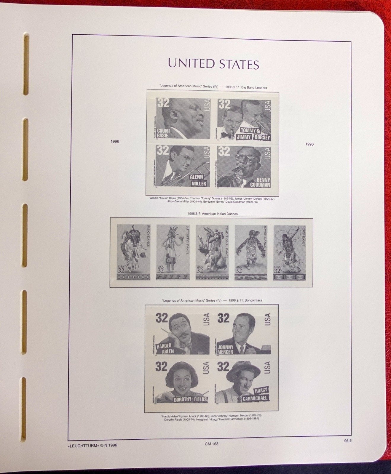 United States 1996-1998 Lighthouse Hingeless Stamp Album & Slipcase ZAYIX