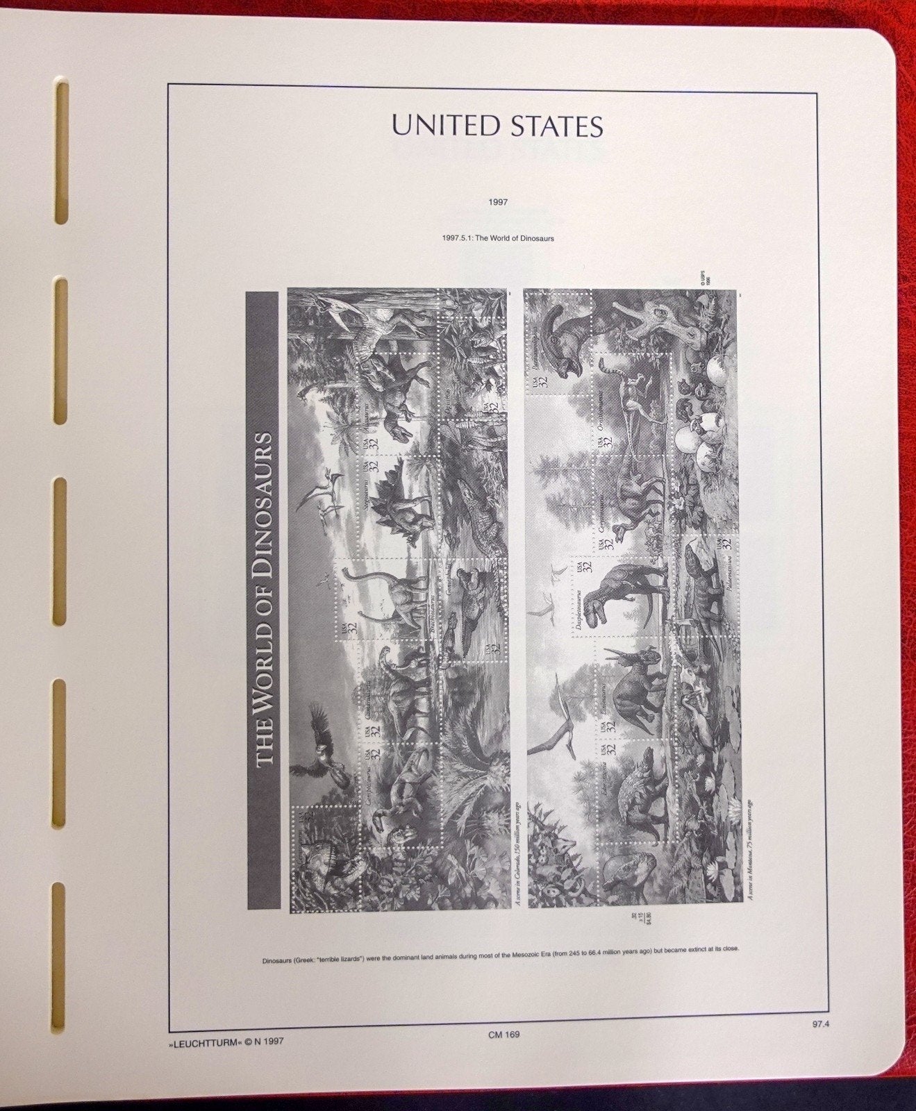 United States 1996-1998 Lighthouse Hingeless Stamp Album & Slipcase ZAYIX