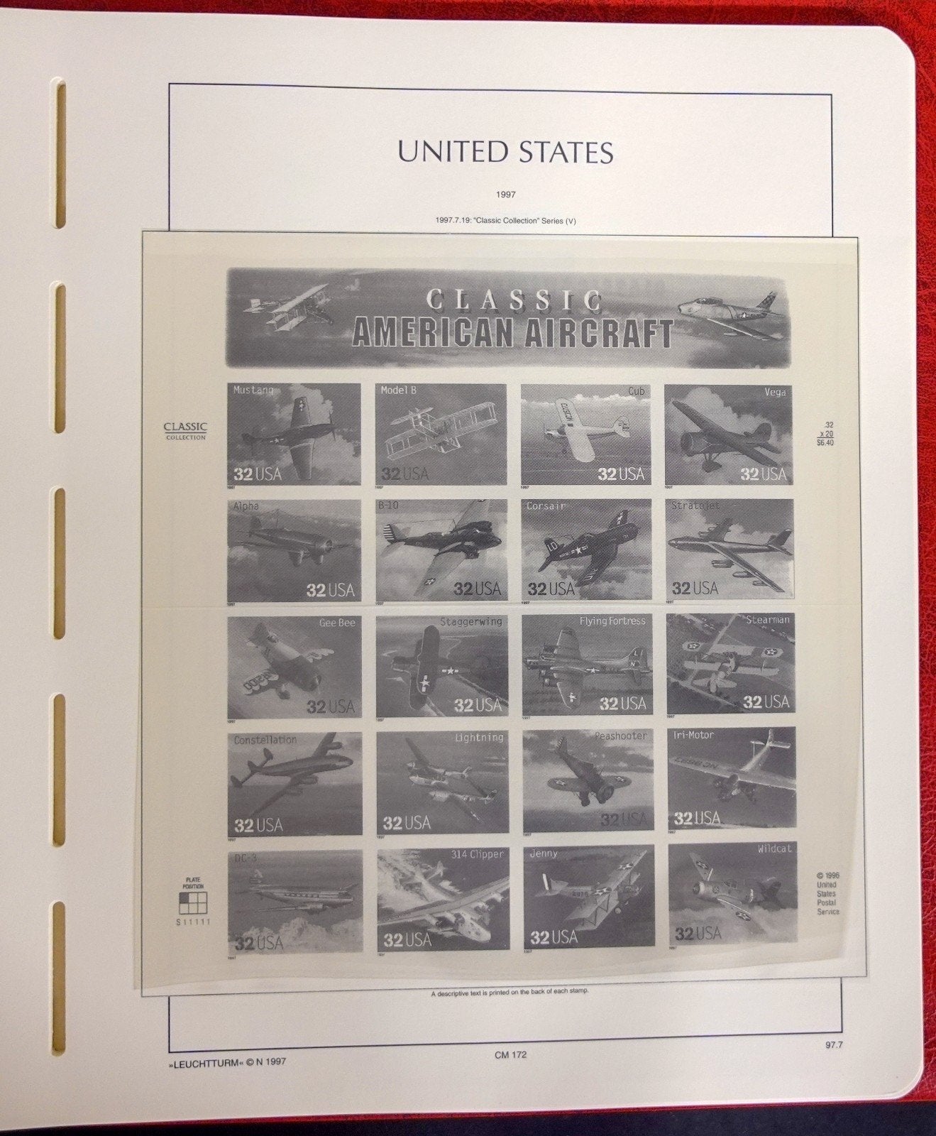 United States 1996-1998 Lighthouse Hingeless Stamp Album & Slipcase ZAYIX