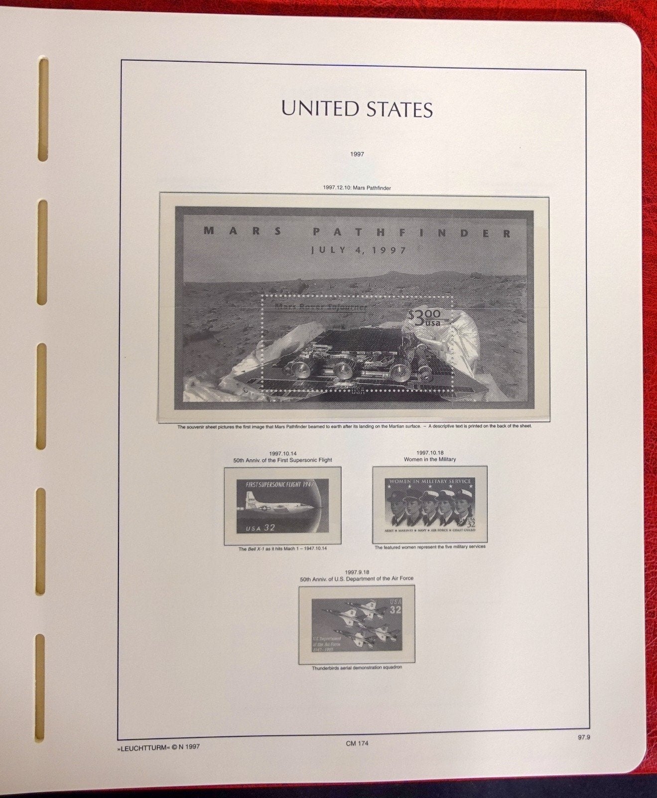 United States 1996-1998 Lighthouse Hingeless Stamp Album & Slipcase ZAYIX