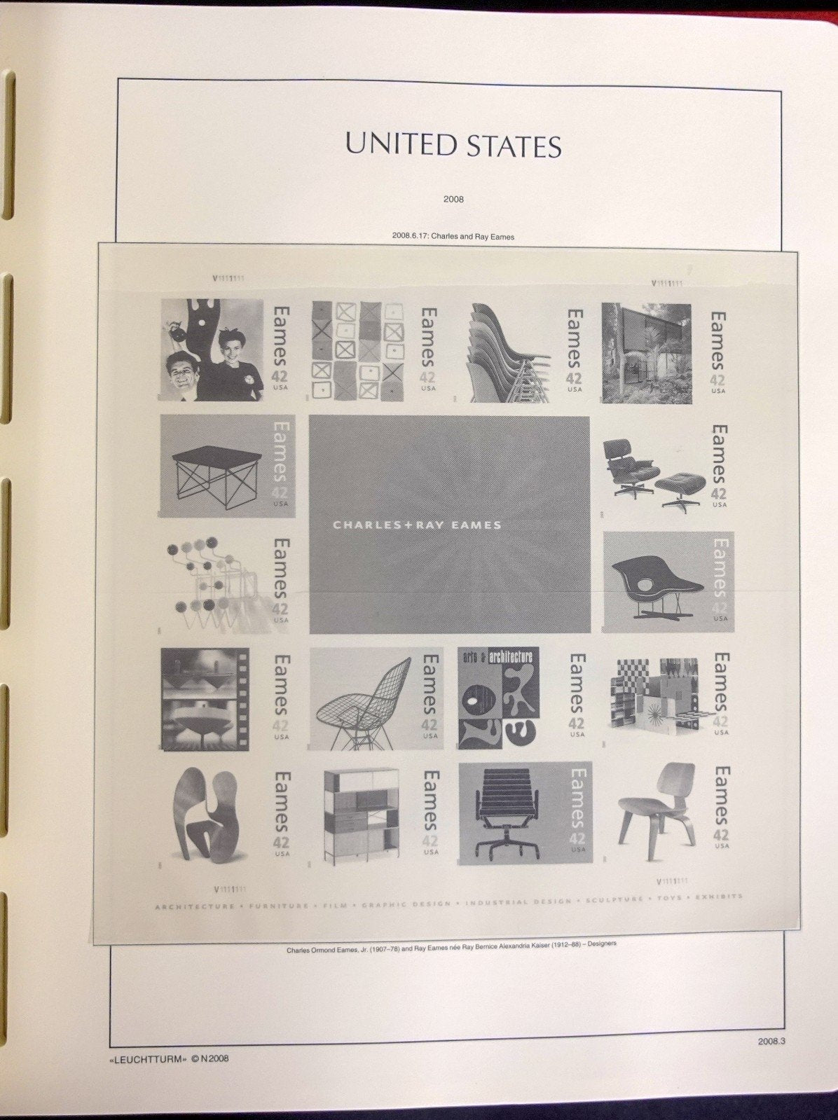 United States 2007-2009 Lighthouse Hingeless Stamp Album & Slipcase ZAYIX
