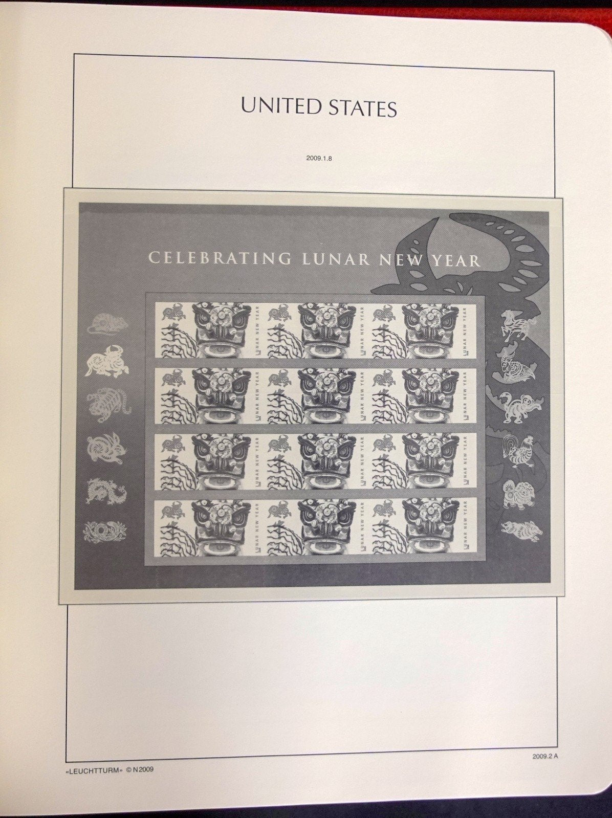 United States 2007-2009 Lighthouse Hingeless Stamp Album & Slipcase ZAYIX