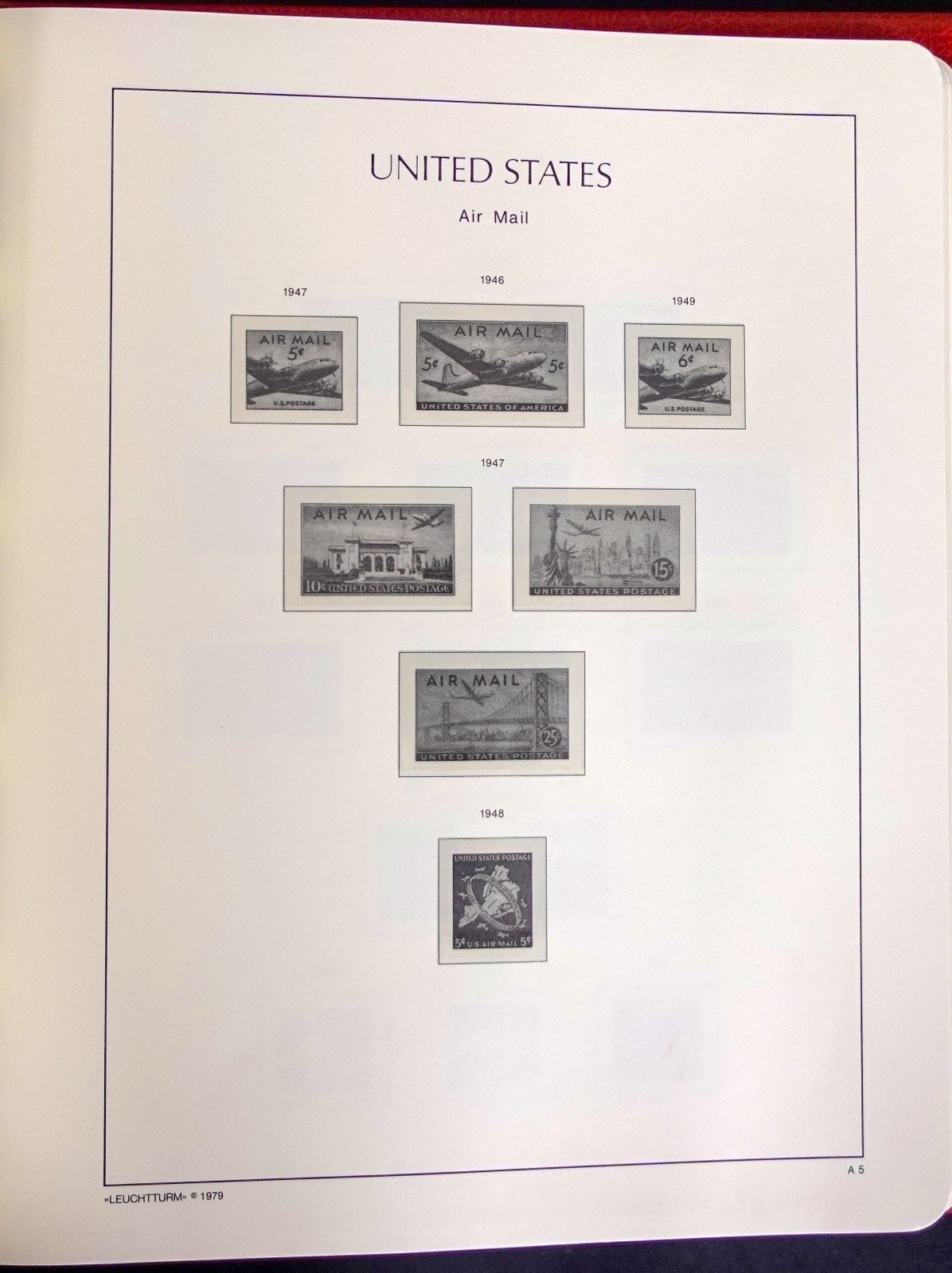 United States 2007-2009 Lighthouse Hingeless Stamp Album & Slipcase ZAYIX