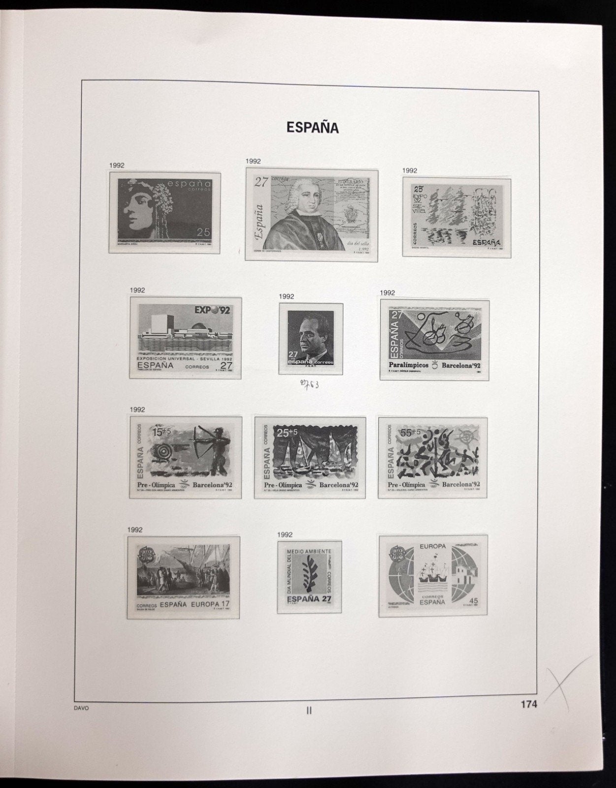 Spain 1990-1999 Davo Hingeless Stamp Album ZAYIX
