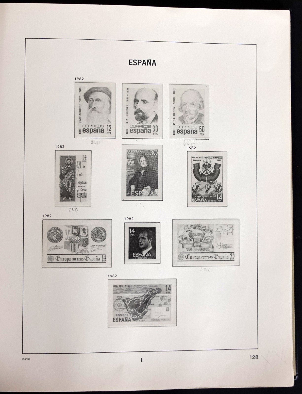 Spain 1974-1989 Davo Hingeless Stamp Album ZAYIX