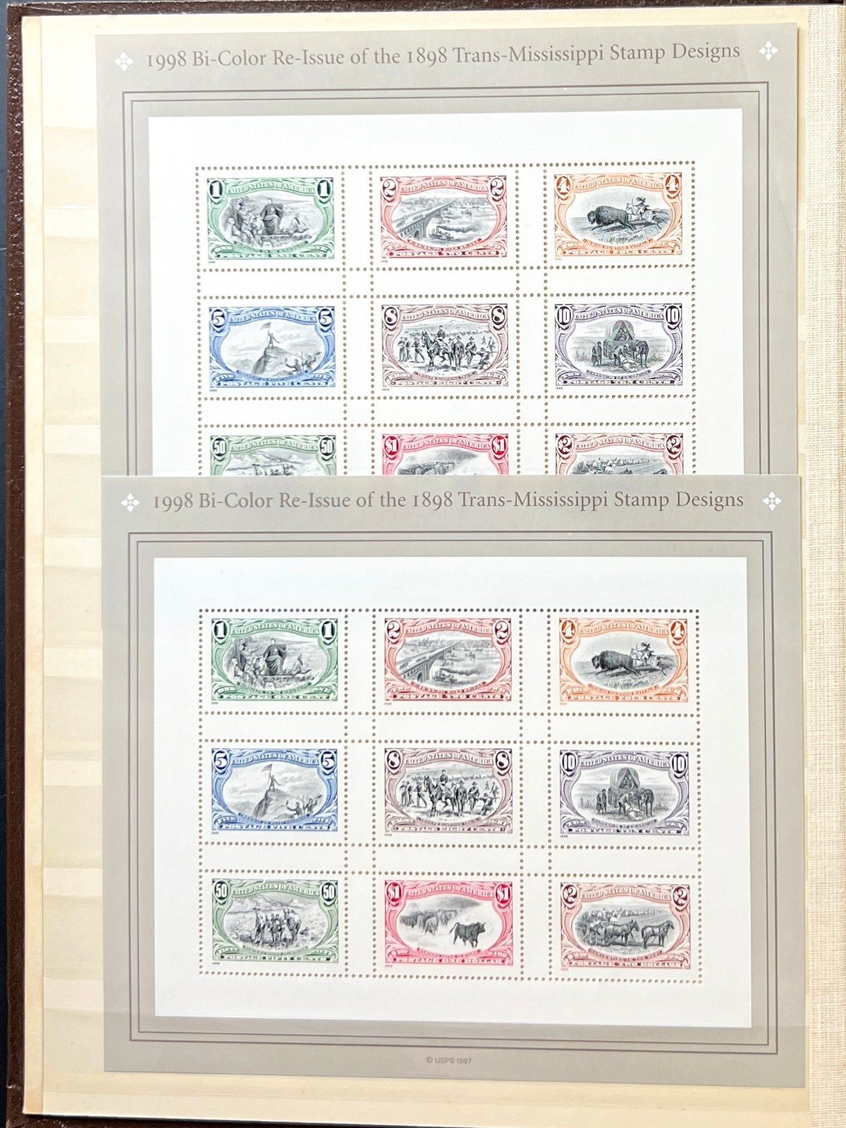 U.S. Souvenir Sheet Stamp Collection Lighthouse Stockbook MNH ZAYIX
