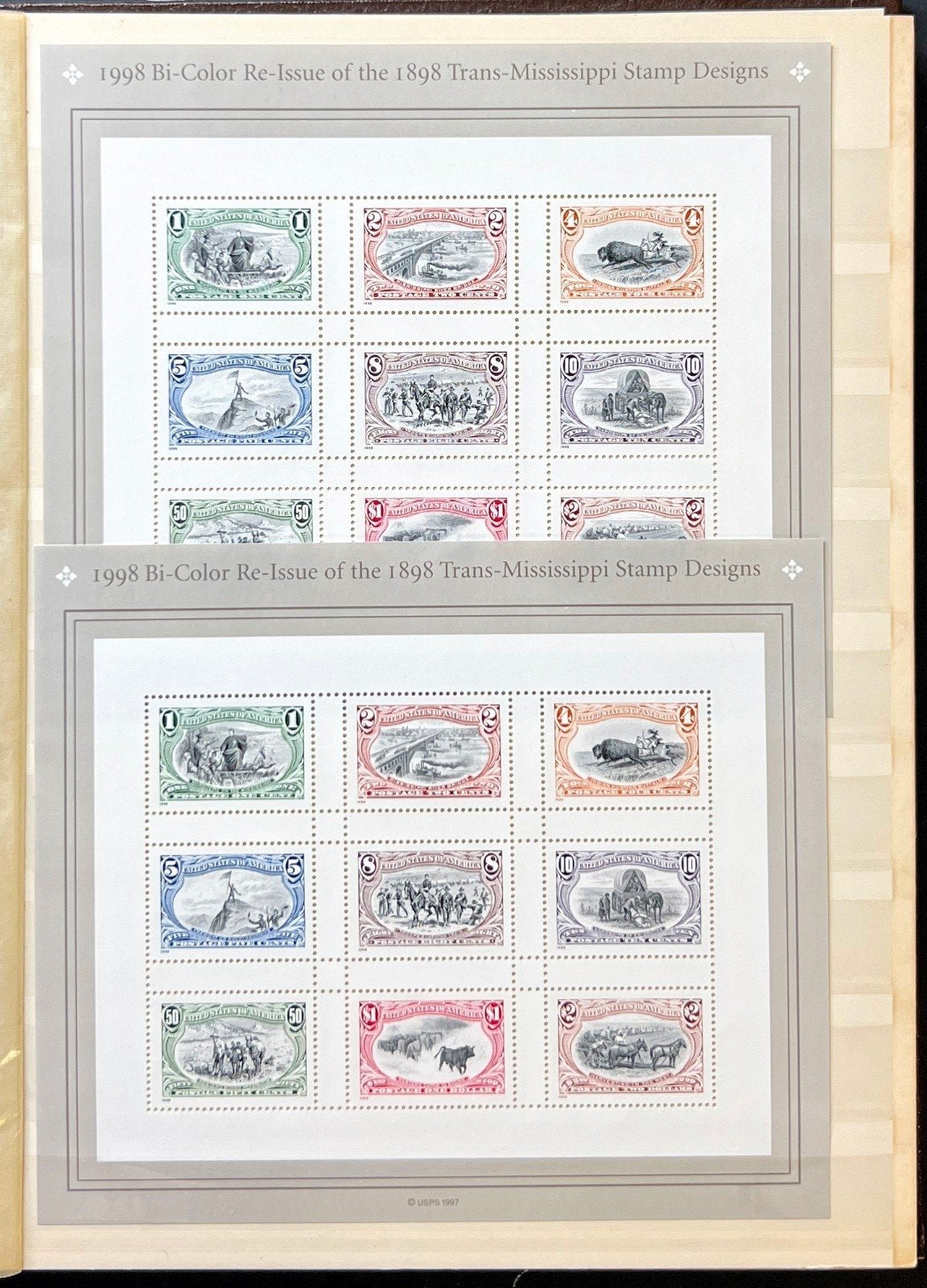 U.S. Souvenir Sheet Stamp Collection Lighthouse Stockbook MNH ZAYIX