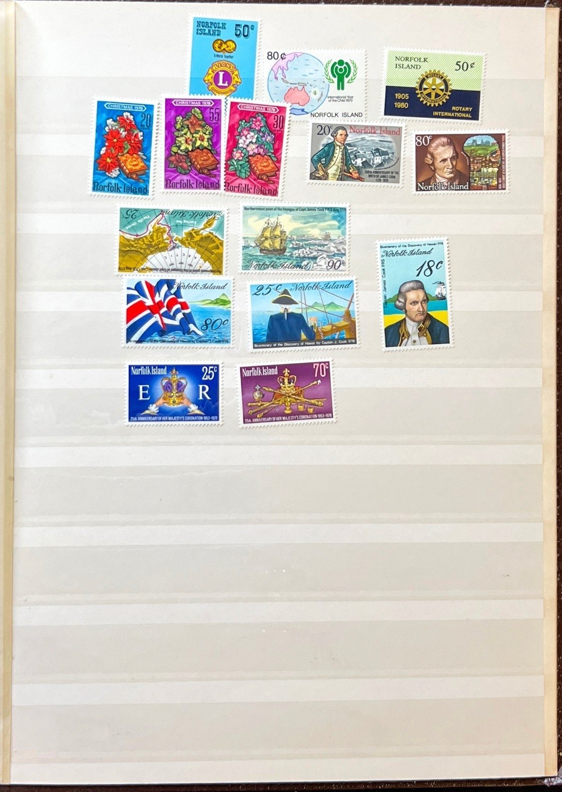 World Wide Assorted Stamp Collection Lighthouse Stockbook MNH ZAYIX