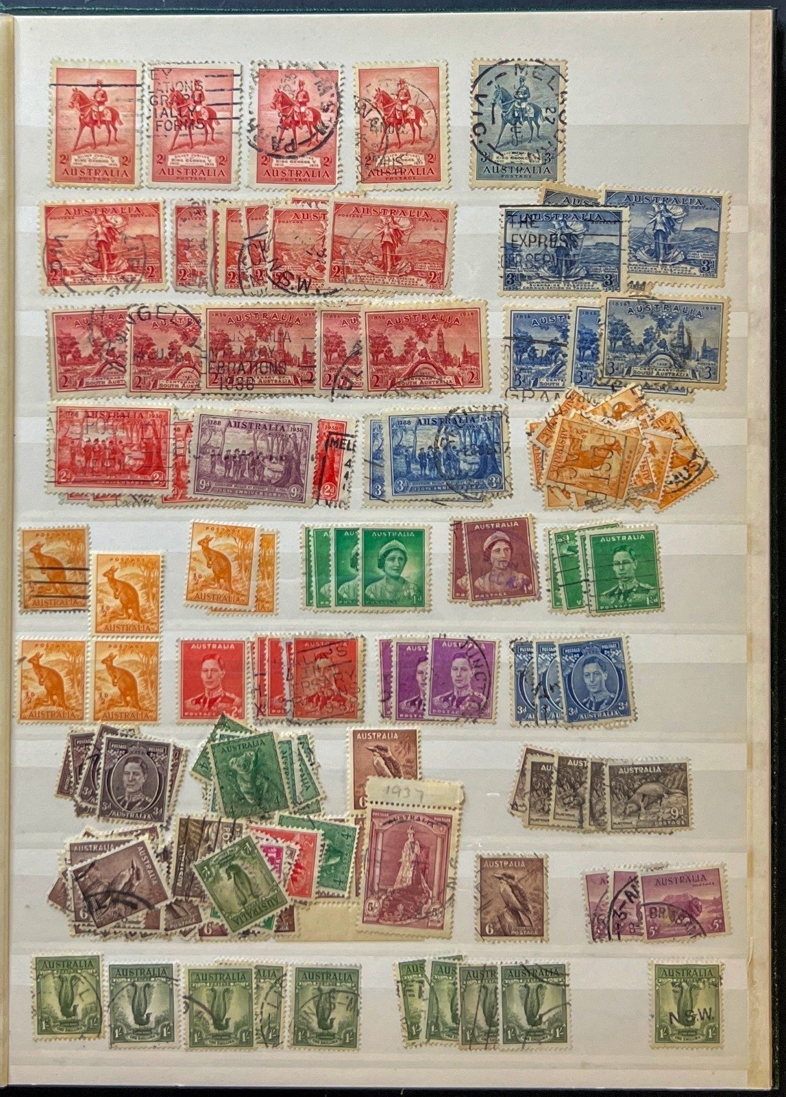 Australia Stamp Collection Lighthouse Stockbook Mint & Used ZAYIX