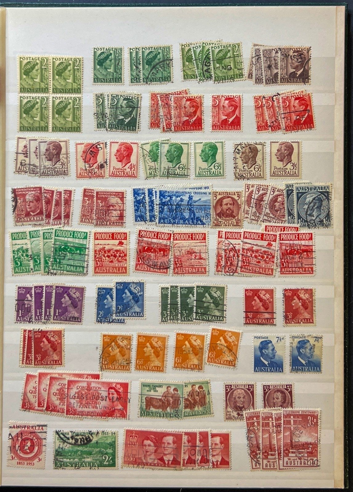 Australia Stamp Collection Lighthouse Stockbook Mint & Used ZAYIX