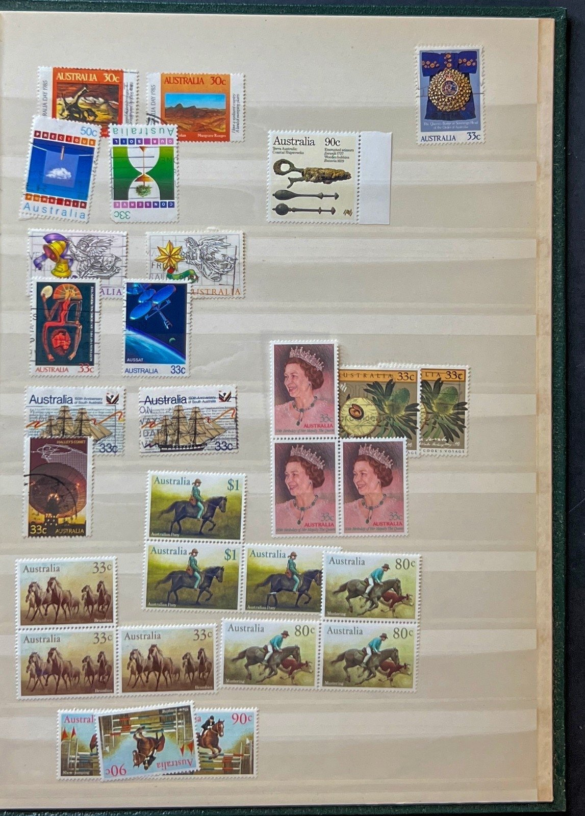 Australia Stamp Collection Lighthouse Stockbook Mint & Used ZAYIX