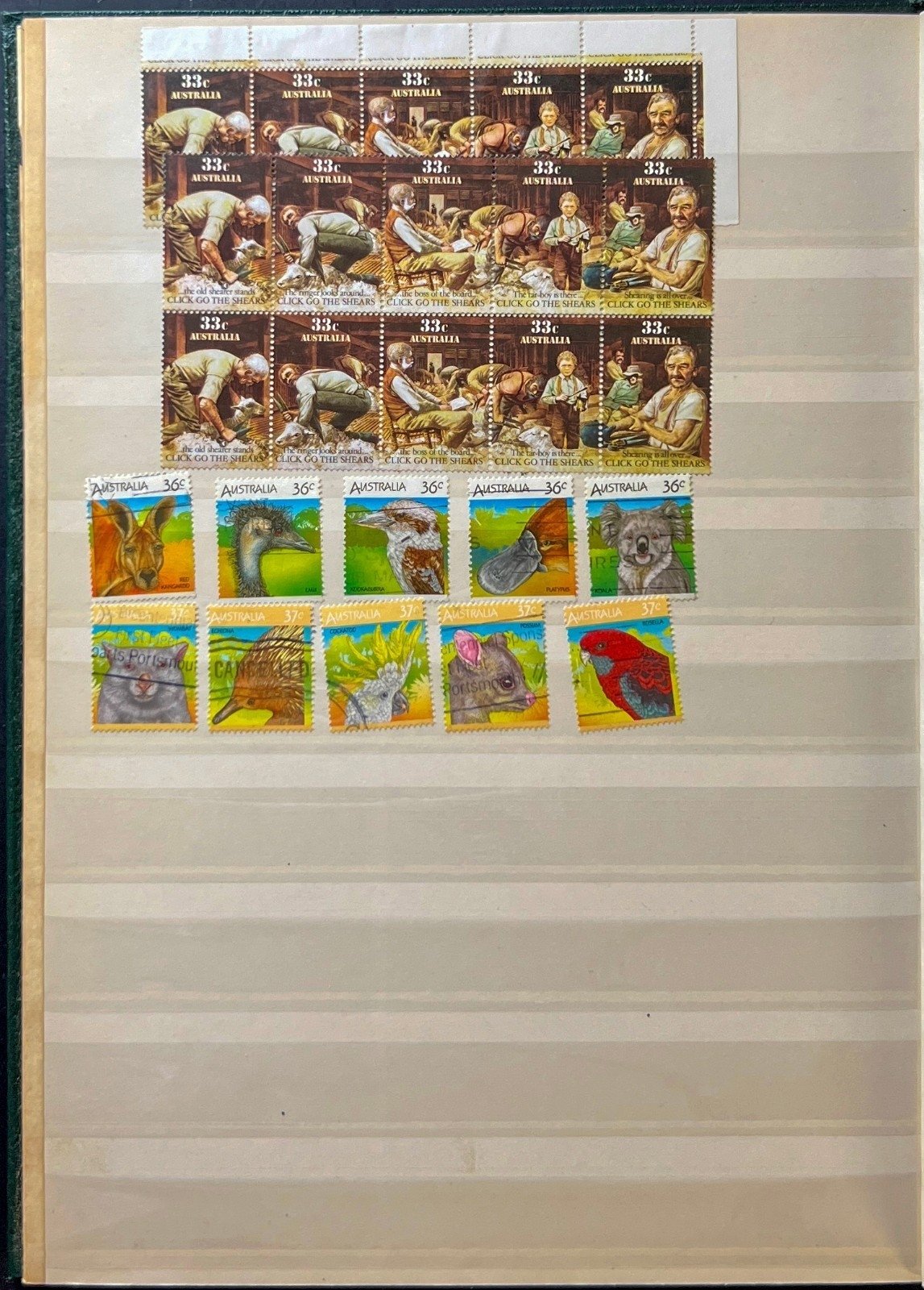 Australia Stamp Collection Lighthouse Stockbook Mint & Used ZAYIX